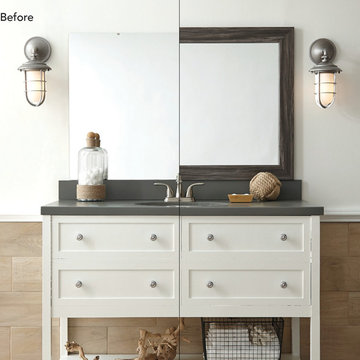 MirrorMate Frame Bathroom Makeovers