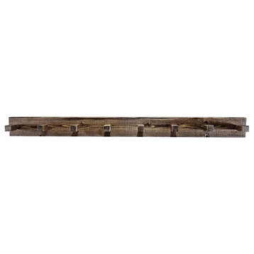 Montana Woodworks Homestead 5ft Transitional Wood Coat Rack in Brown