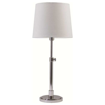 House of Troy Polished Nickel Table Lamp