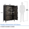 Storage Cabinet, Storage Employees Locker, Steel Locker, Lockable Door, 6 Doors