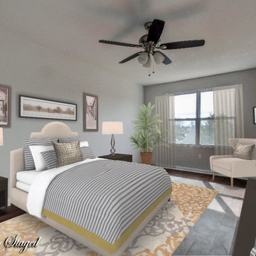 Virtually Staging of Empty Rooms