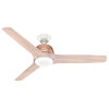 Hunter 54" Norden Satin Copper Ceiling Fan With Light Kit and Remote