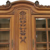Consigned Buffet Louis XVI Antique French Walnut 1900 Glass Doors Pretty