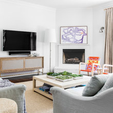 living room fireplace