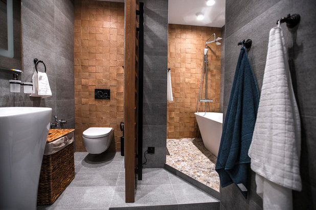 Современный Ванная комната by Студия дизайна Four rooms