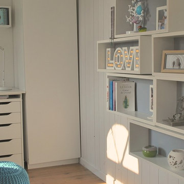Quelques caissons pour habiller la cloison