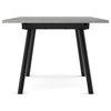 Amisco Faber Extendable Dining Table, Concrete Tfl / Black Metal
