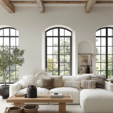 3D design for Spanish Style Living Room!