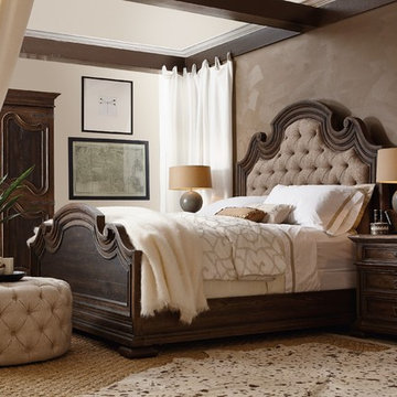 Hooker Furniture Hill Country Fair Oaks King Upholstered Bed