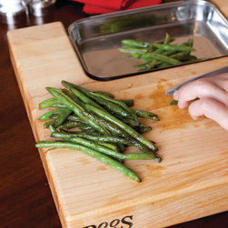 John Boos Newton Prep Master with Juice Groove and Pan - Cutting Boards