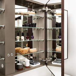 Frame Linea Collection in Oak Coffee Bean - Medicine Cabinets
