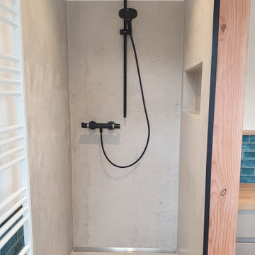Wanne + Dusche | freistehende Wanne in hist. Bauernhaus