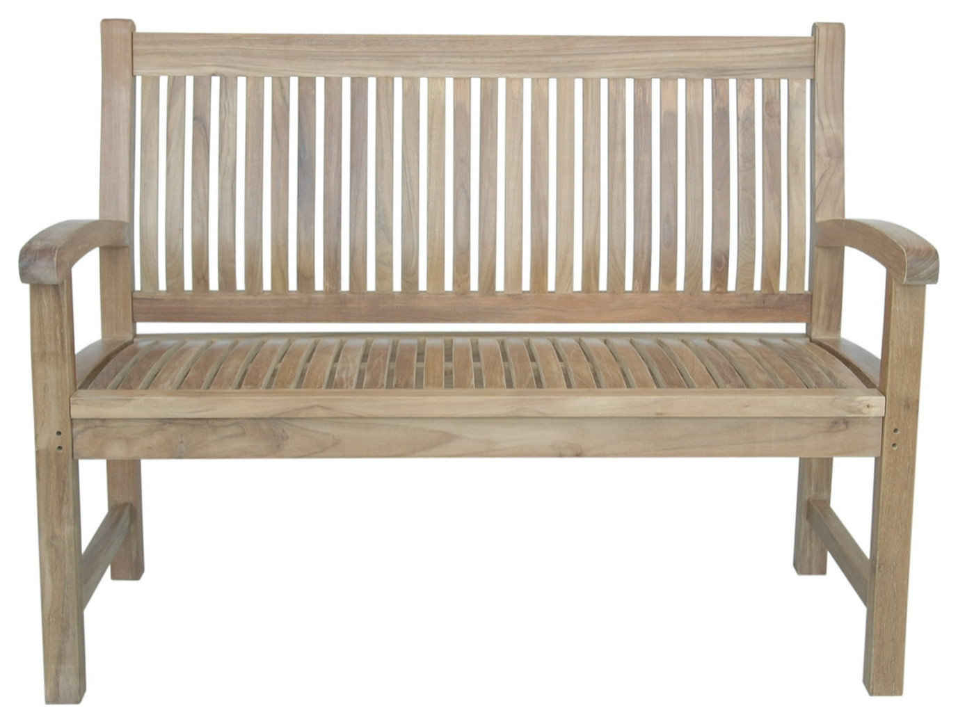Anderson Teak BH-002 Sahara 2-Seater Natural Wooden Bench ...