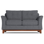 Apt2B - Apt2B Marco Apartment Size Sofa, Smoke, 60"x37"x32" - Make yourself comfortable on the Marco Apartment Size Sofa. Button-tufted back cushions and a solid wood base give it a sleek, sophisticated, and modern look!