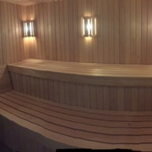 Machined Hemlock for Sauna
