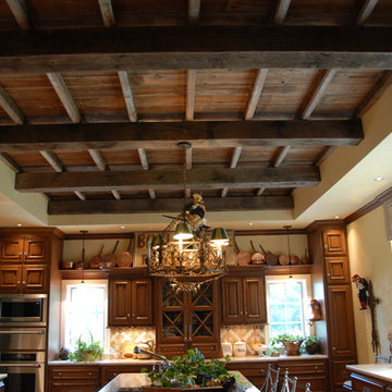 Elmwood Reclaimed Timber - Antique Reclaimed Rough Sawn Wood Beams