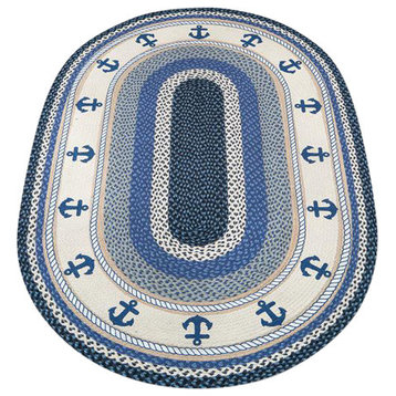 Anchor Oval Patch 4'x6'