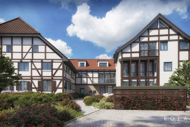 Architecture in a traditional german country style