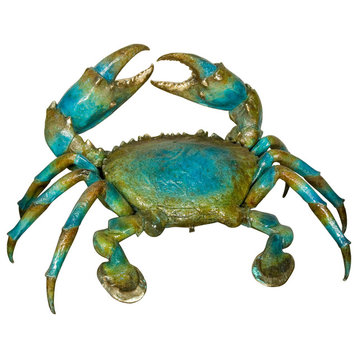 53" Giant Crab, Special Patina, Style NA Sculpture