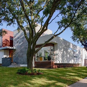 Meyerland Residence Front East Perspective