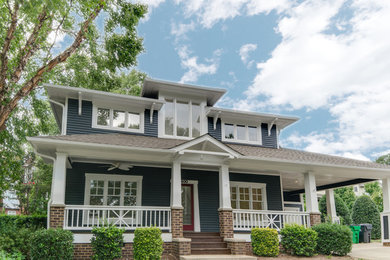 Example of a trendy home design design in Charlotte