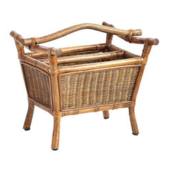 RATTAN MAGAZINE HOLDER - NEW - Products