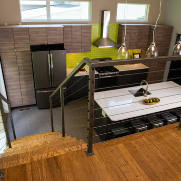 Loft style Family Room