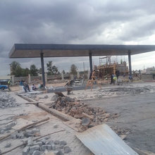 Construction of petrol station