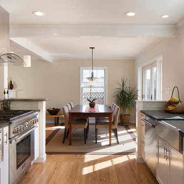 AFTER: View from kitchen to dining room