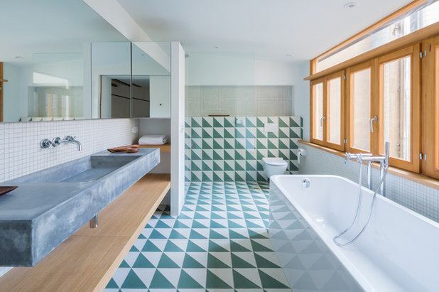 Современный Ванная комната by Nook Architects