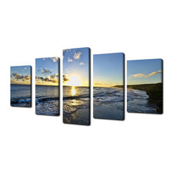 Ready2HangArt - Ready2hangart Chris Doherty 'Day Break' 5-piece Canvas Wall Art - Prints And Posters