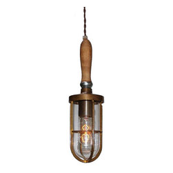 TROUBLE VINTAGE LAMP LIGHT FITTING A - Pendant Lighting
