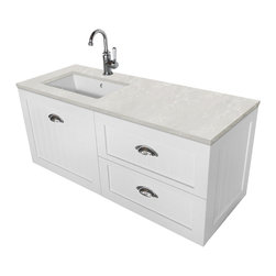 Kado Era Wall Hung Vanity 1200mm - Bathroom Vanities