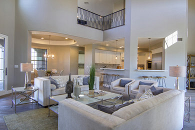 Home design - transitional home design idea in Phoenix