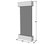 Inspiration Falls Water Fountain, Magnifico Travertine, Stainless Steel, Round