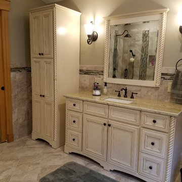 Bertch Vanity, Linen Cabinet and Mirror - Donovan Series