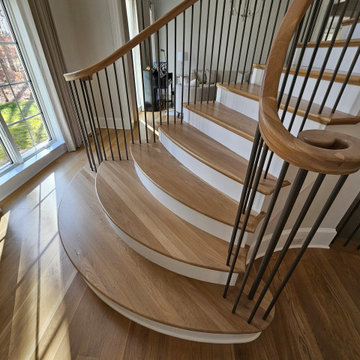 Project #116 | Elegant Curved Staircase