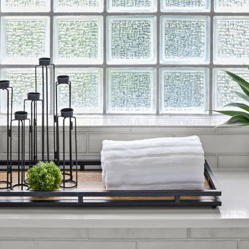 neutral but with character - kids bath
