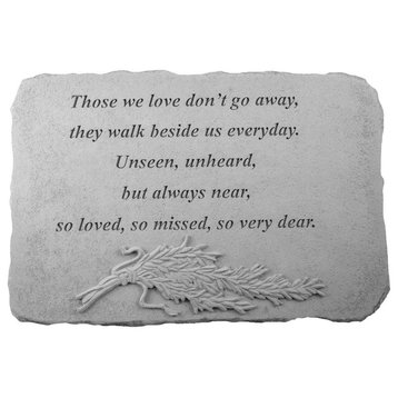 Botanical Garden Accent Stone, "Those We Love"