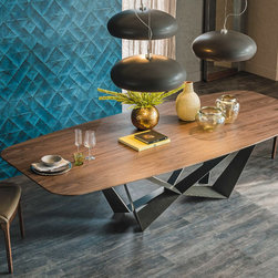 Skorpio Wood Oblong Dining Table by Cattelan Italia - $3,950.00 - Dining Tables