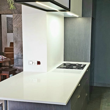 Sarah's modern sleek minimalist kitchen