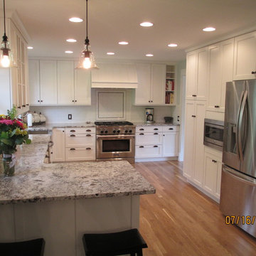 Classically White Kitchen