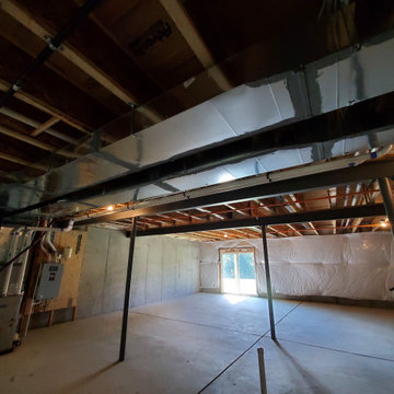 Basement remodel in Doylestown, PA