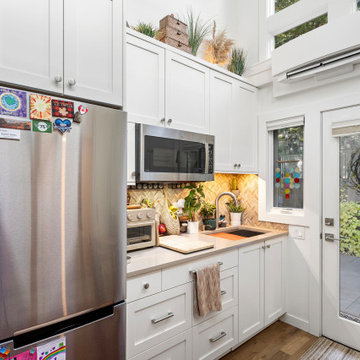 Tiny House DADU Backyard Cottage with Flexible Living Space for Aging in Place
