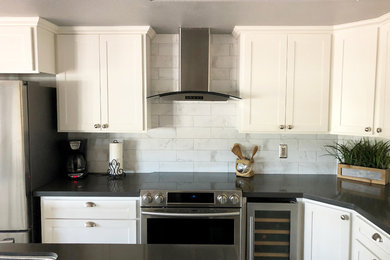 Transitional kitchen photo in San Diego