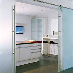 Double Glass Barn Doors - Interior Doors