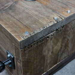 Stefan Reclaimed Scaffolding Board and Steel Pipe 3 sided Open Wardrobe - Wardrobe Storage Solutions