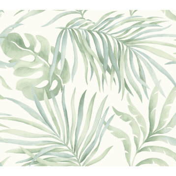 Light Green Paradise Palm Wallpaper