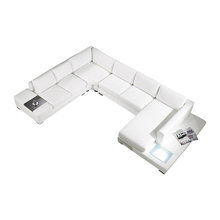 white sectional