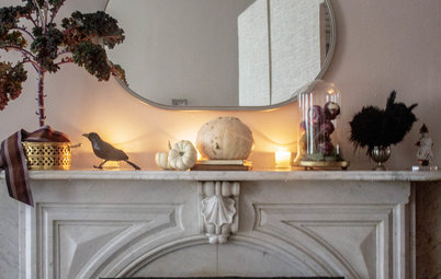 A Brooklyn Mantel Dresses Up for Halloween